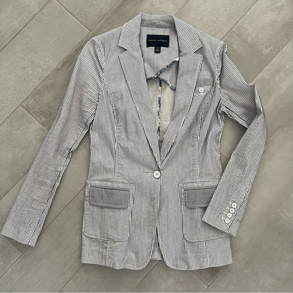 Banana Republic Pinstripe Blazar